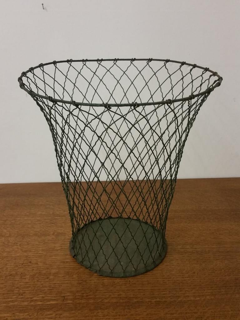 Old waste paper basket