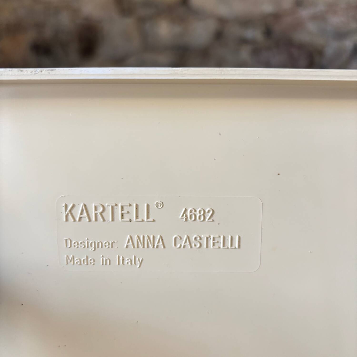 Pair of planters on wheels model 4682 by Anna Castelli for Kartell