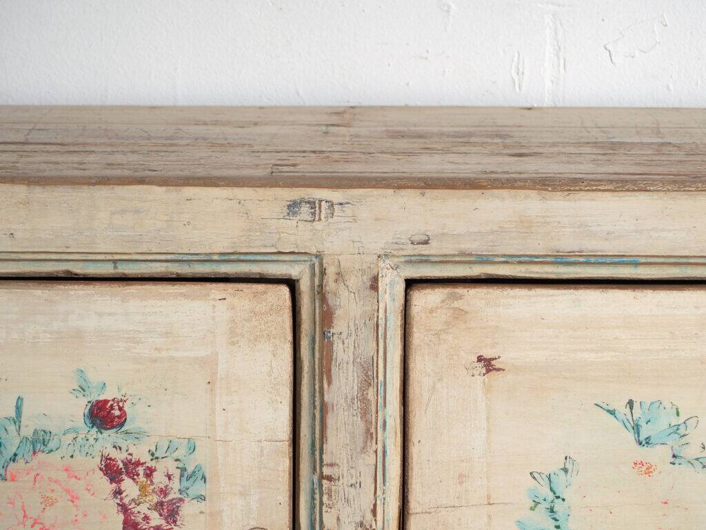 Antique buffet painted in pine wood – China, circa 1930