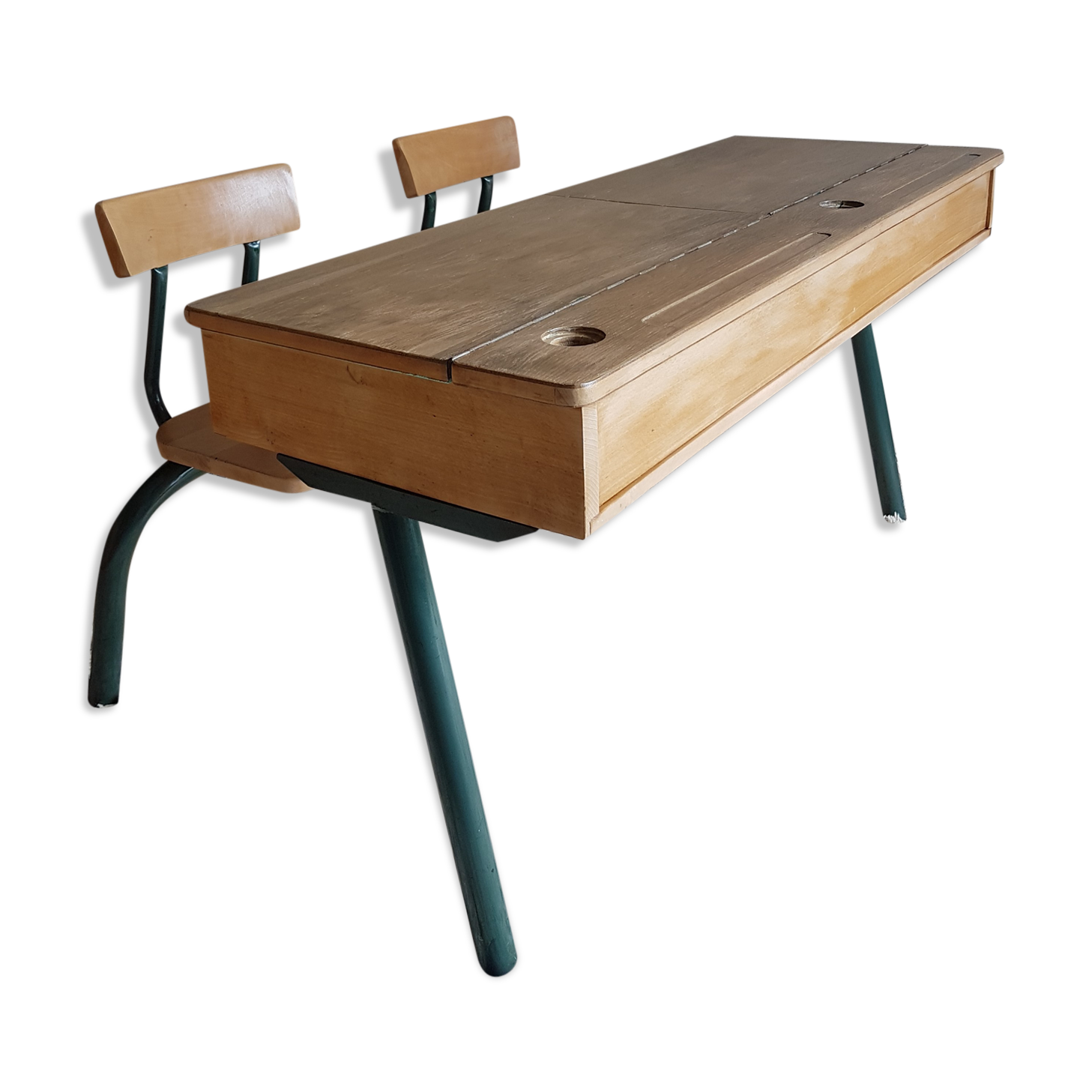 Double school desk Stella renovated