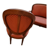 Louis Philippe style sofa and armchairs