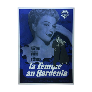 Affiche cinéma La Femme au gardénia