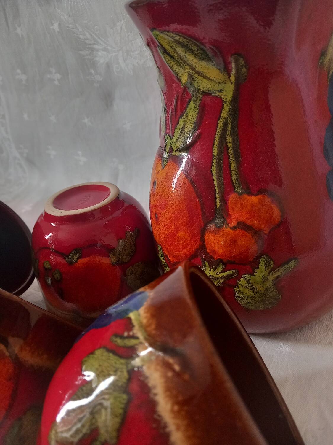 Vintage orangeade service