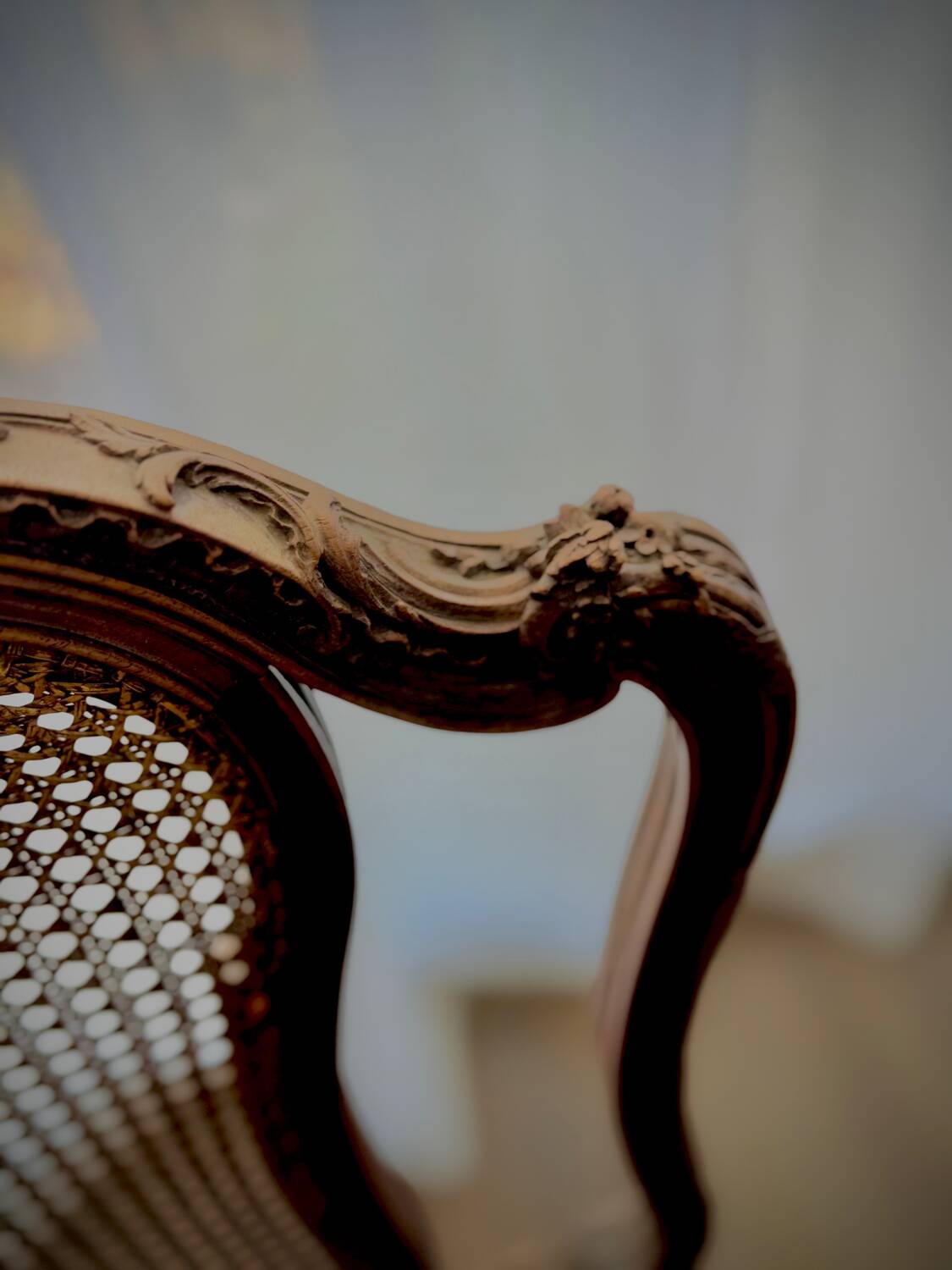 Vintage caned chair – Louis XV