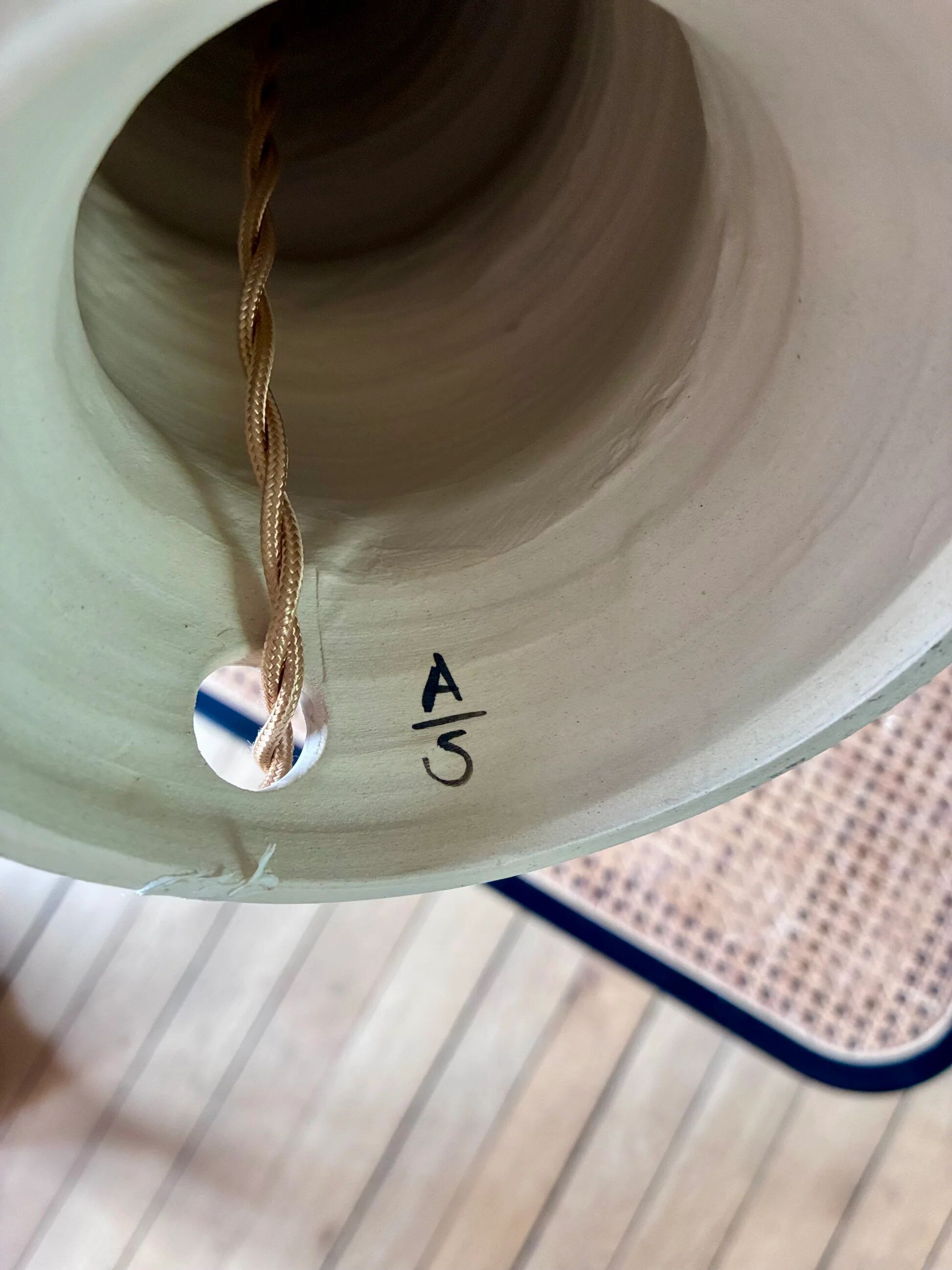 "Initial" SPOT x ATOME ceramic lamp pair - 2026 (Havana)