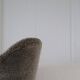 Mid-century modern canapé in sheepskin / shearling model 'Samspel' by Carl Malmsten, 1956