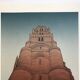 Set of 4 original lithographs by Alain le Foll, 1978. Architecture