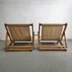 Pair of armchairs sun loungers Kon-Tiki Ikea 1970 Gillis Lundgren