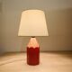 Pierre Sala pencil lamp for children, red wood