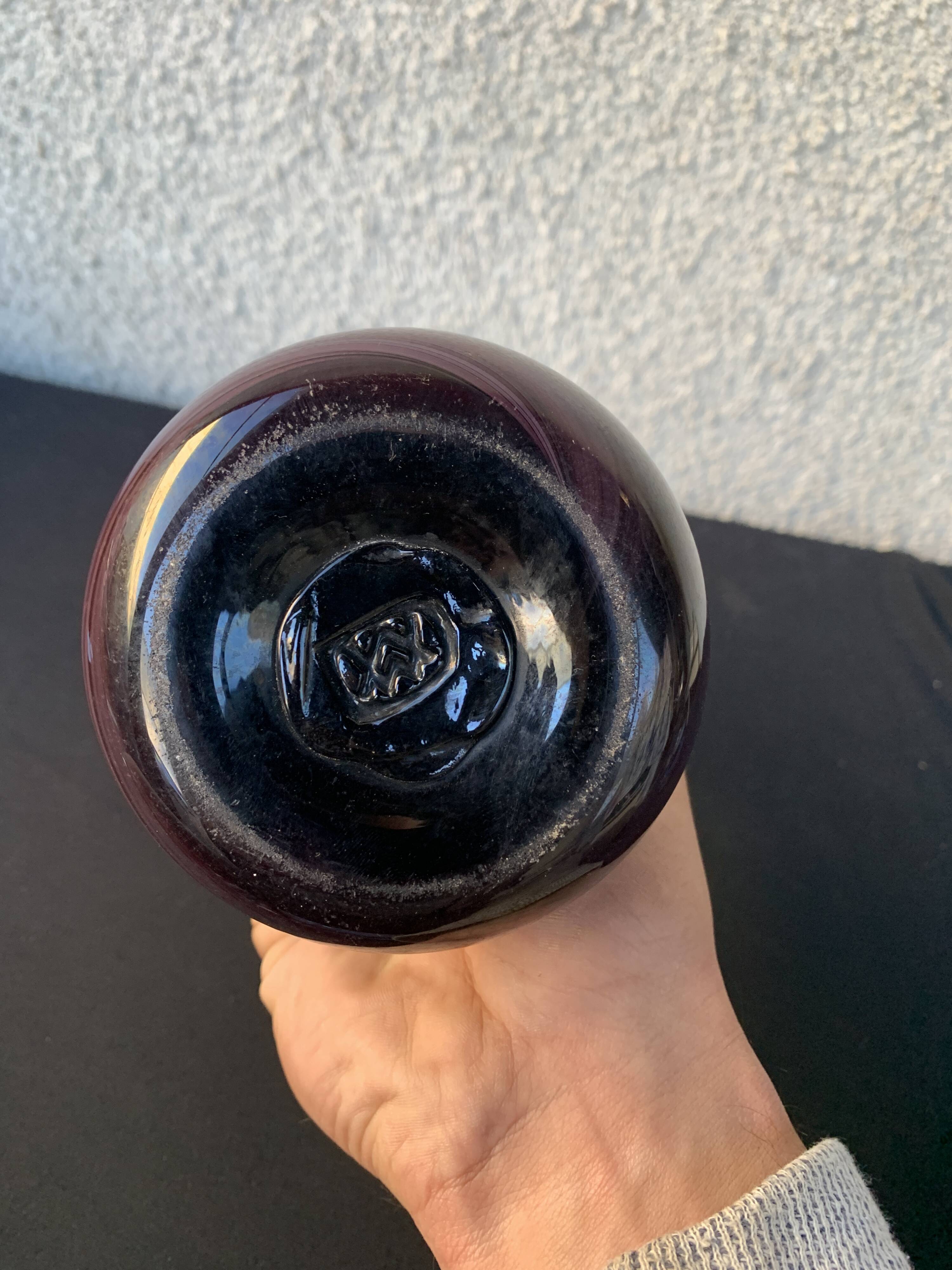 Modernist Purple Glass Vase 60s