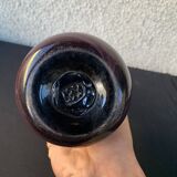 Vase Moderniste Violet en Verre années 60