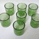 7 vintage water glasses