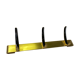 Vintage brass coat rack