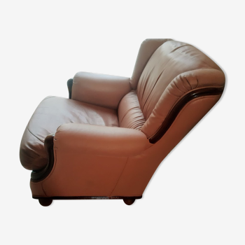 Buffalo leather armchair