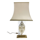 Lampe de table vintage en bronze, années 1960