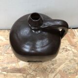 Ancienne jarre grès marron reserve maison made in france vintage