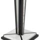 Black and white marble column