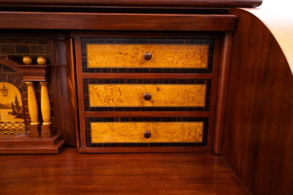Antique bureau with storage compartments, Northern Europe, ca. 1880. After renovation.