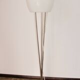 A. Gałęcki Floor Lamp, Poland, 1970s, Metal And Glass, Vintage