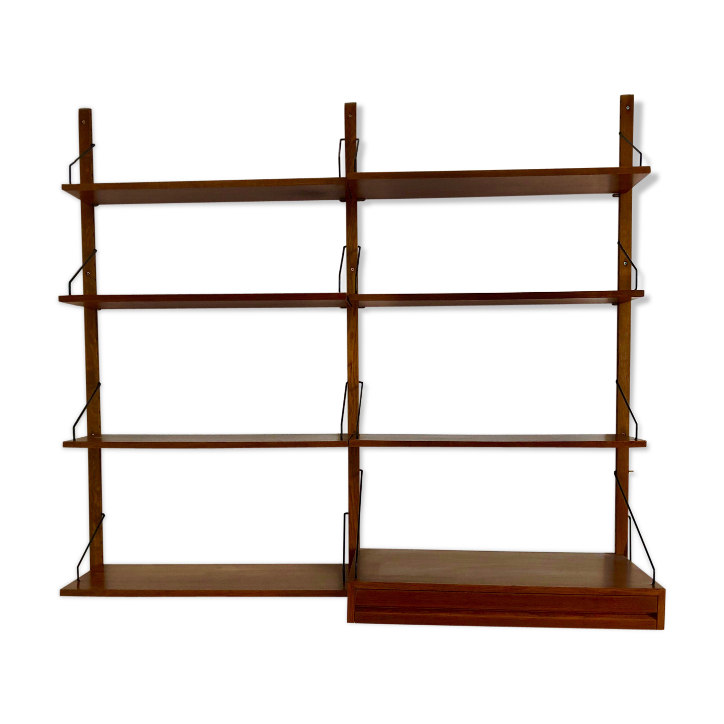 Poul Cadovius "Royal System" scandinavian teak shelving wall system