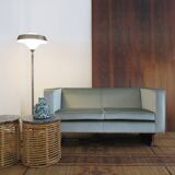 Canapé 2 places en velours Franco Albini pour Poggi, modèle DV33, Italie, années 1960.