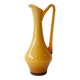 Vintage 1960s Portuguese Opaline Mustard Glass Jug