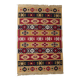 Mid-century Boho Wool Rug, 1960s