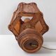 Lampe vintage 1960 bois & rotin