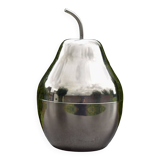 Pear ice bucket in chrome metal 1970