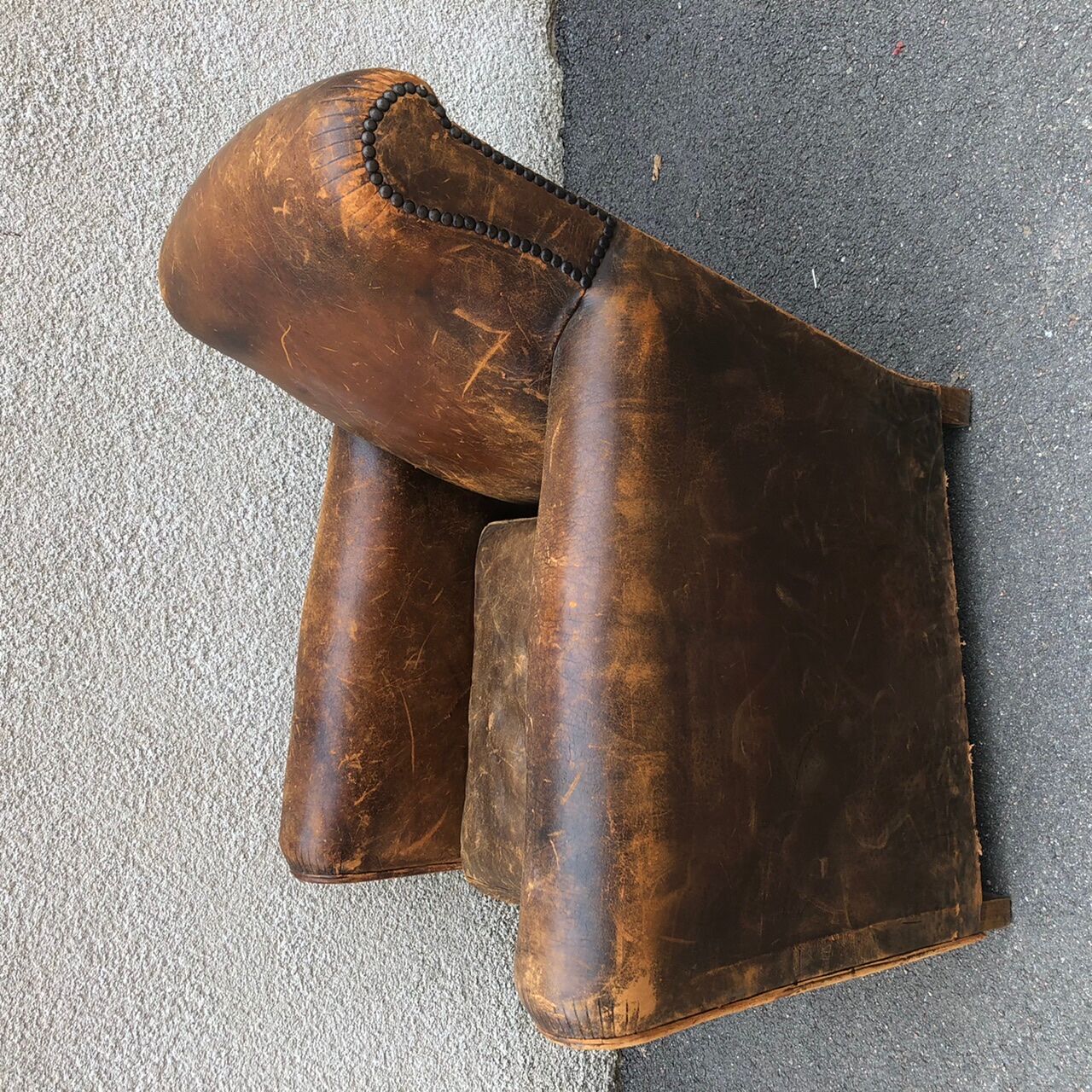 Pair of club armchairs 1920