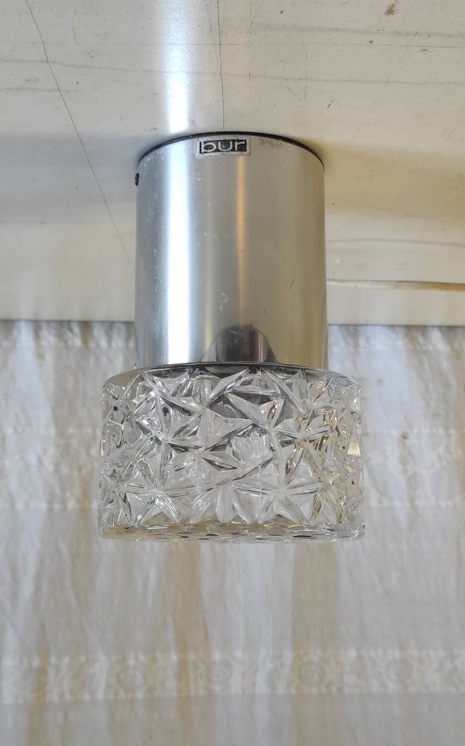 70's designer ceiling light by bur leutchen