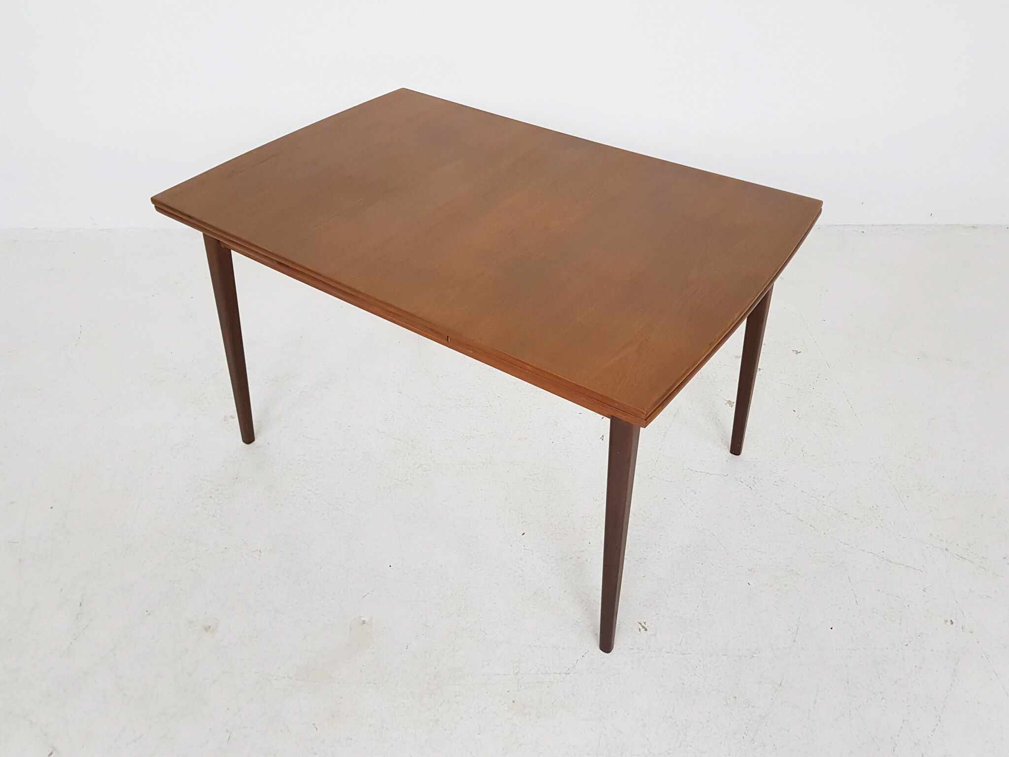 Teak extendable dining table, The Netherlands 1960