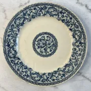 Assiette plate GIEN guirlandes