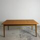 Vintage dining table – tapered legs – 1950s-1960s