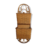 Rattan mail letter holder
