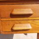bureau en bois massif, vintage, bohème