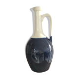 Decanter in blue and white ceramic