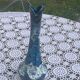 Vase, soliflore in wash-glazed ceramic, shades of blue, Vallauris style, vintage design