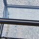 Side table end of sofa Pierre Vandel in metal and glass tops