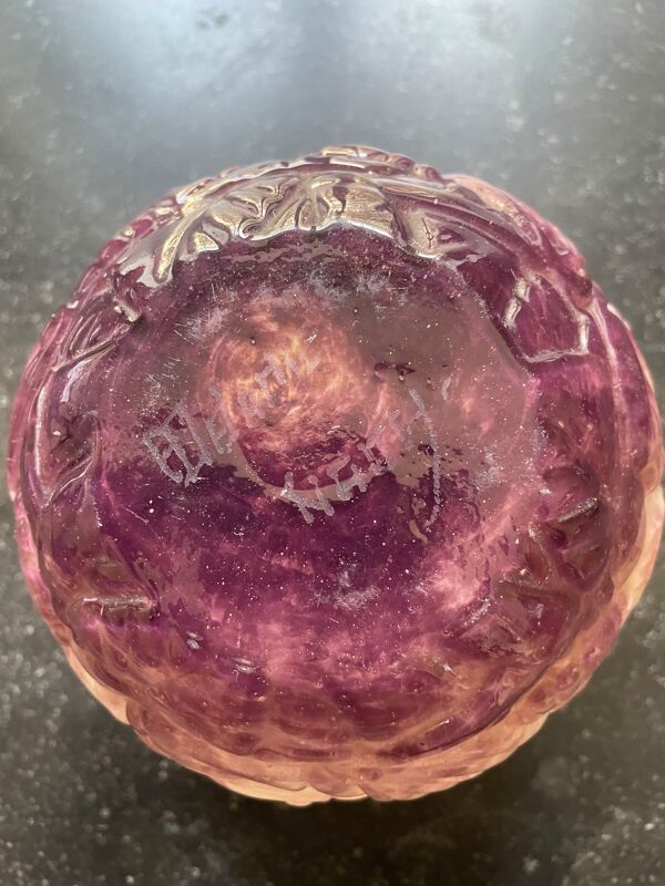 Vase boule André Delattre, Nancy, art déco