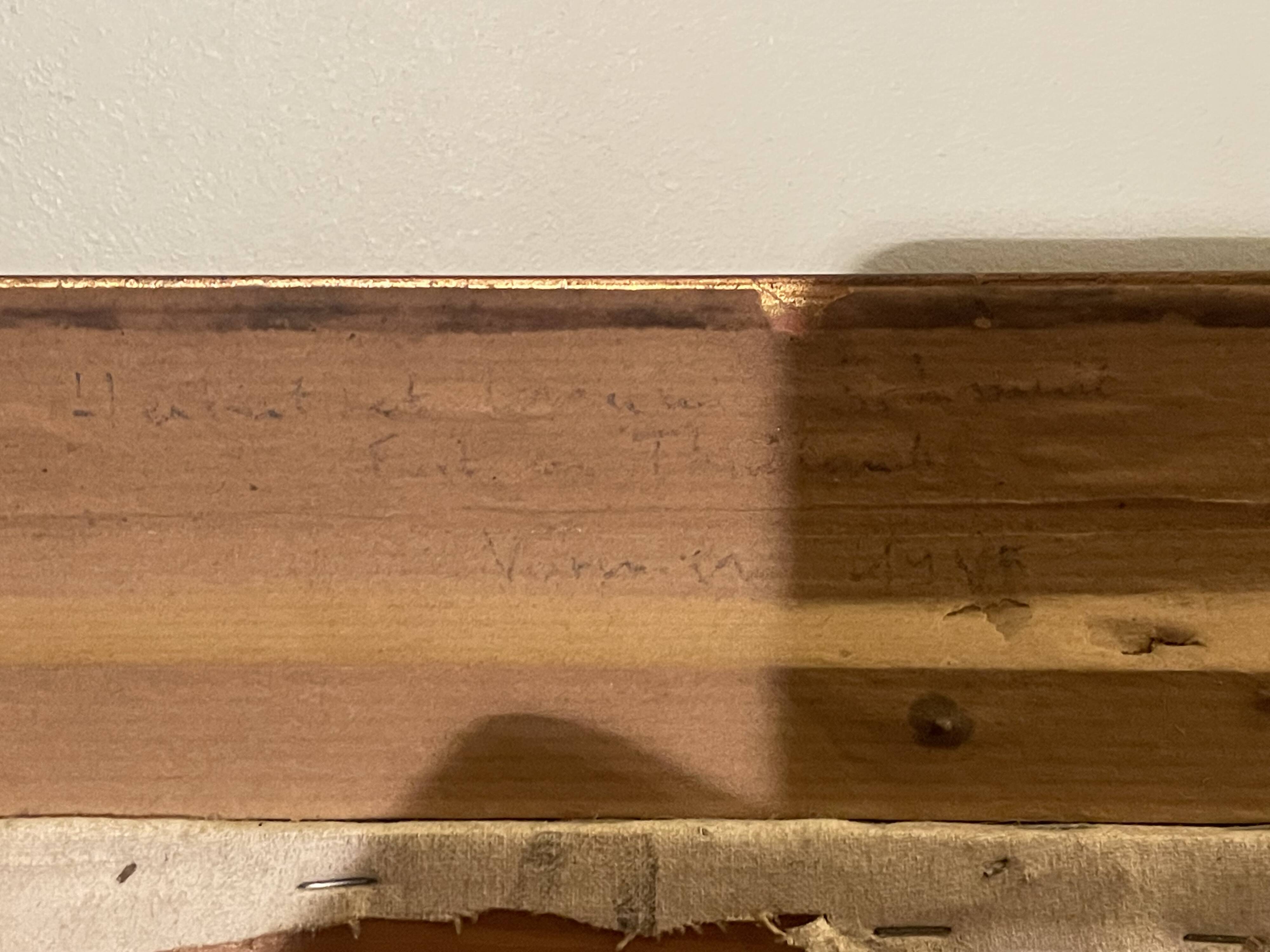 Painting on canvas, airbrush? young dancer in tutu, to be identified