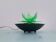 Green Water Lily Lotus Flower Night Light Lamp, Eastern Europe