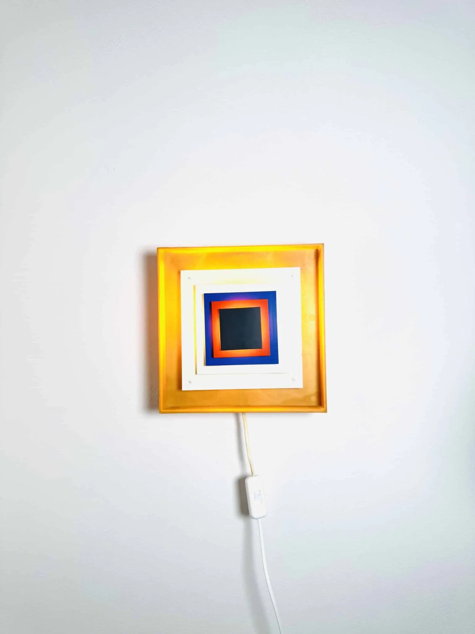 Kvadrille Wall Lamp By Bengt Karlby For Lyfa, Denmark, 1970S