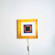 Kvadrille Wall Lamp By Bengt Karlby For Lyfa, Denmark, 1970S