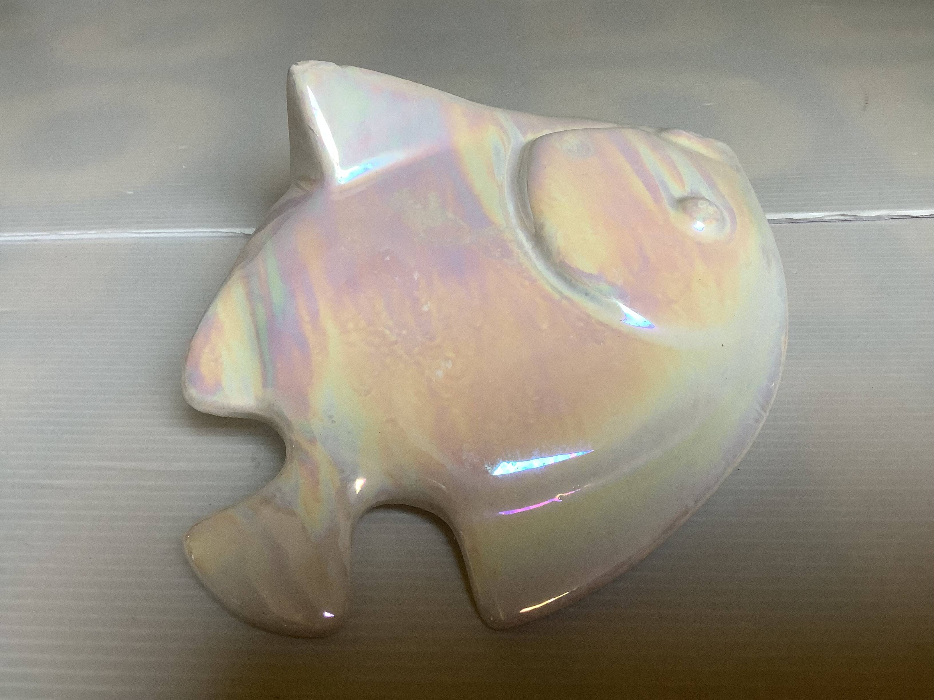 Iridescent white fish