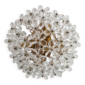 Grand plafonnier italien en verre de Murano, 1970
