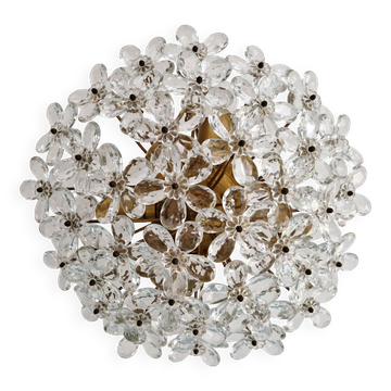 Italian ceiling light in Murano glass, 1970.