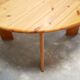 Vintage stretch dining table and 4 chairs by S. Coppola for Roche Bobois