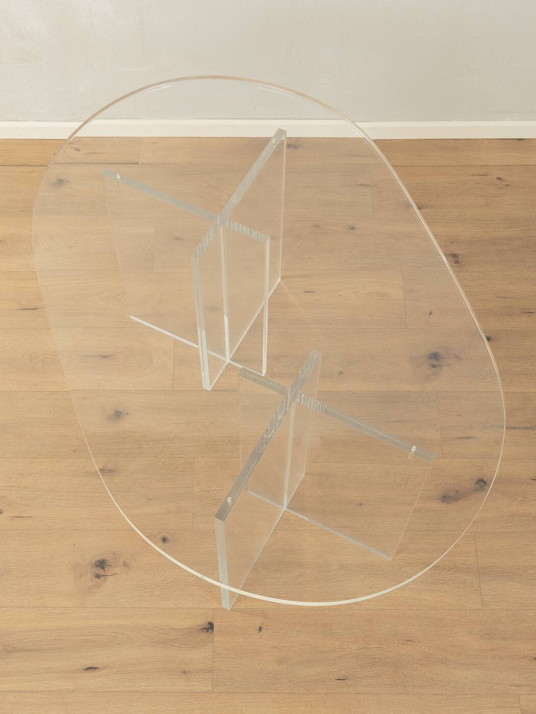 Table basse en verre acrylique