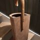 Vintage bamboo and rattan umbrella stand